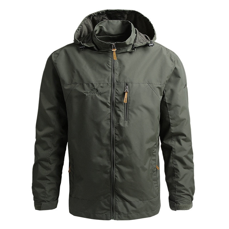 Veste Légère Outdoor Avec Capuche Pour Homme | Idéal Pour La Mi-Saison Et Les Activités Extérieures