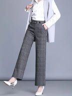 Pantalon Large Taille Haute Avec Coupe Droite Pour Femmes | Idéal Pour Usage Quotidien