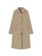 Trench-Coat Oversize à Fermeture Boutonnée et Poches pour Femmes | Ideal for Mi-Saison et Usage Quotidien