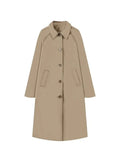 Trench-Coat Avec Fermeture Boutonnée Et Doublure À Carreaux Pour Femme | Idéal Pour Mi-Saison