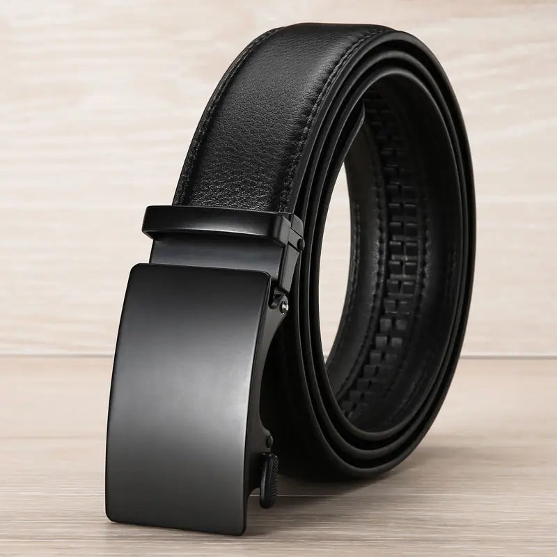 Ceinture Avec Boucle Automatique Pour Homme | Idéal Pour Tenues Quotidiennes Et Professionnelles