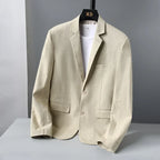 Blazer Pour Homme Avec Coupe Standard Et Teinte Claire Pour Adulte | Idéal Pour Saisons Chaudes Et Usage Polyvalent