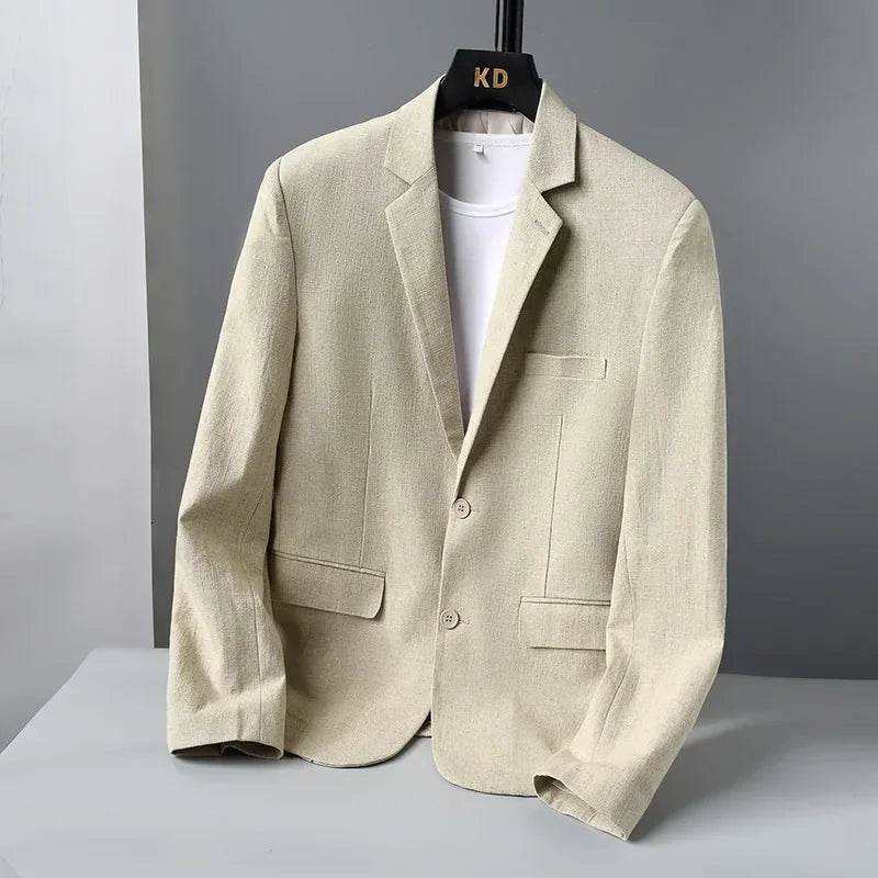 Blazer Pour Homme Avec Coupe Standard Et Teinte Claire Pour Adulte | Idéal Pour Saisons Chaudes Et Usage Polyvalent