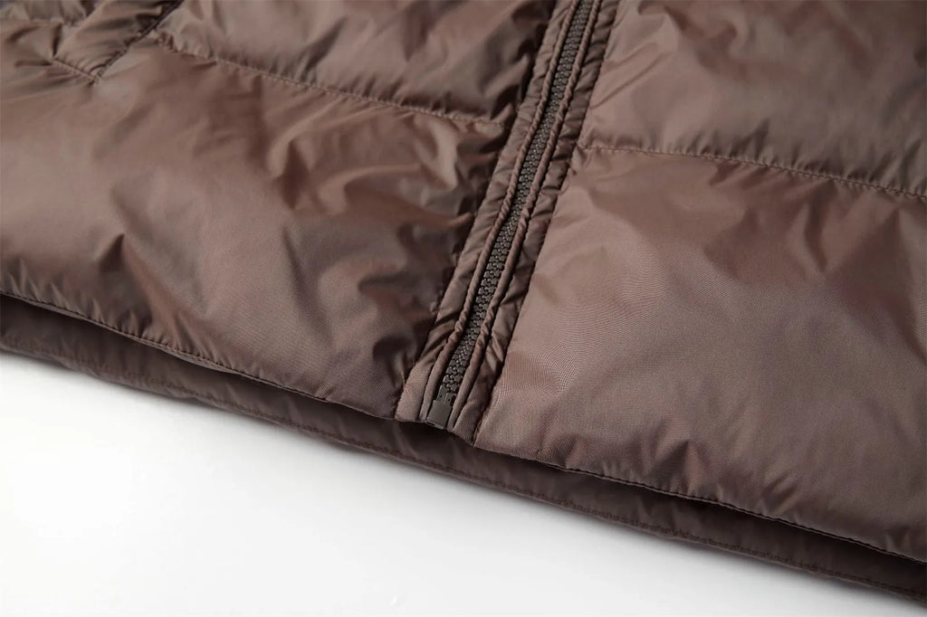 Veste Matelassée avec Capuche et Fermeture Éclair pour Homme | Idéale pour l’Hiver