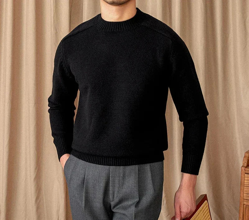 Pull D’Hiver À Col Rond Pour Homme | Idéal Pour Les Tenues Quotidiennes