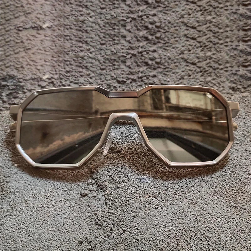 Lunettes De Soleil Pour Hommes Avec Monture Angulaire | Utilisation Quotidienne Et Extérieure
