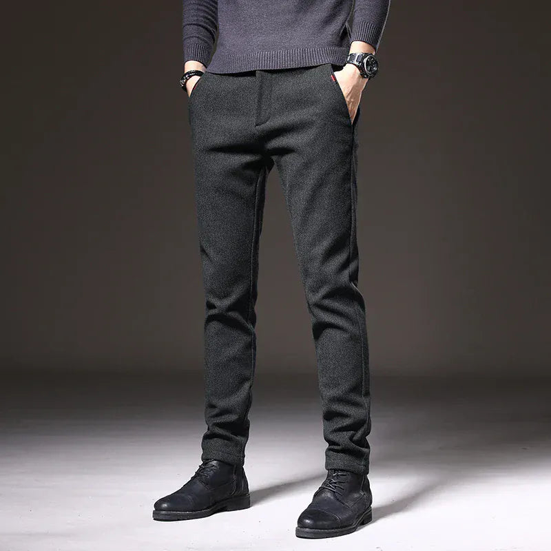 Pantalon Slim à Coupe Ajustée avec Poches pour Homme | Idéal pour un Usage Quotidien