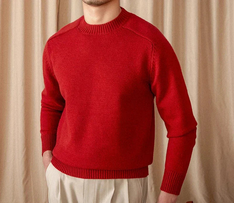 Pull D’Hiver À Col Rond Pour Homme | Idéal Pour Les Tenues Quotidiennes