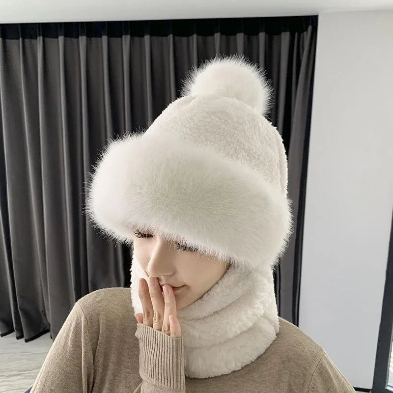 Ensemble Bonnet Et Cache-Cou Tricoté pour Adultes | Idéal pour L’Hiver