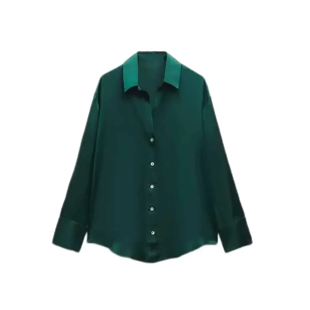 Blouse À Manches Longues Avec Coupe Ajustée Pour Femme | Idéale Pour Usage Quotidien Et Professionnel