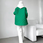 Veste Longue Matelassée avec Fermeture À Pressions pour Femmes | Idéale pour L’Hiver