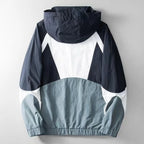 Veste Coupe-Vent À Capuche avec Fermeture Zippée pour Homme | Idéale pour L’Hiver