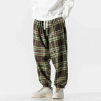 Pantalon De Survêtement À Motif À Carreaux Avec Taille Élastique Pour Homme | Idéal Pour Un Usage Décontracté