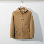 Sweat à Capuche Zippé avec Poches Avant pour Adultes | Idéal pour la Superposition