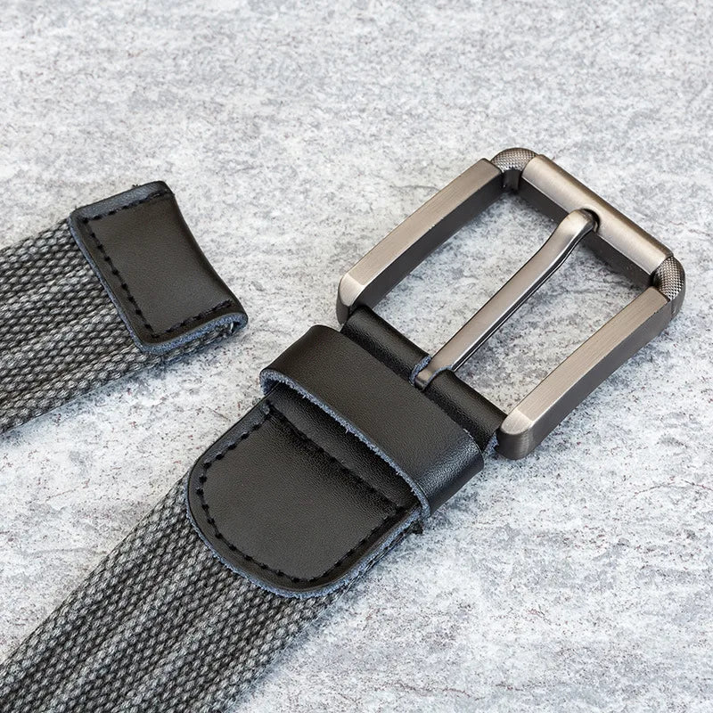 Ceinture En Canvas Avec Boucle Pour Homme | Idéal Pour Tenues Quotidiennes Et Décontractées