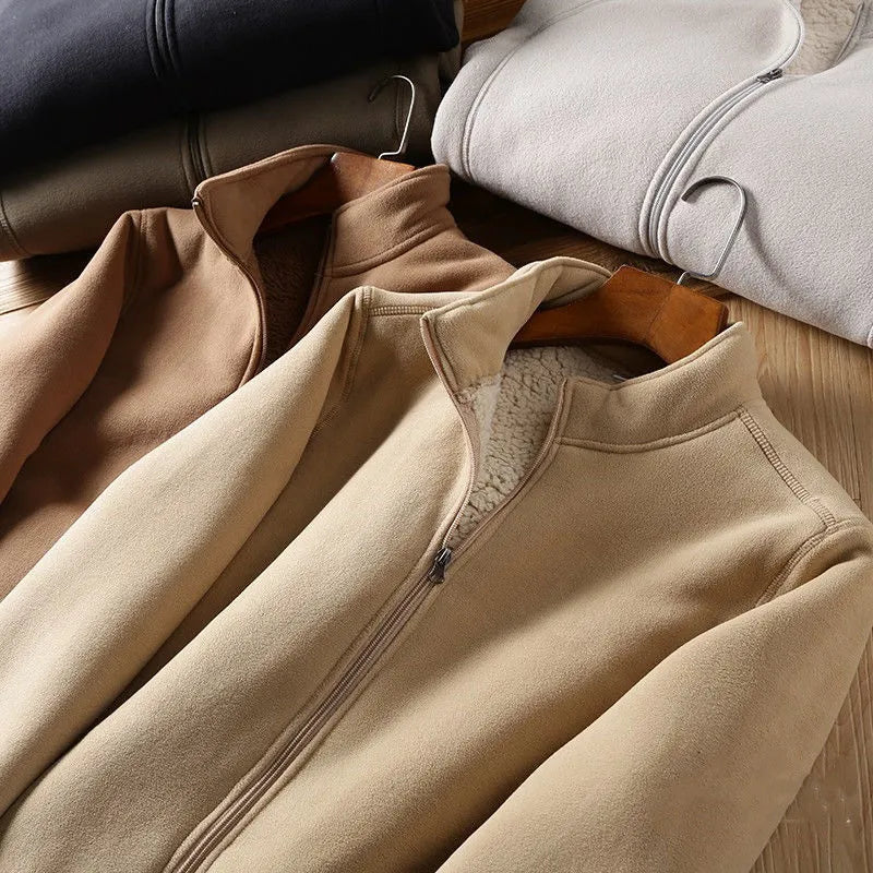 Veste Zippée À Manches Longues Pour Homme | Idéale Pour L’usage Quotidien Et Les Activités Extérieures