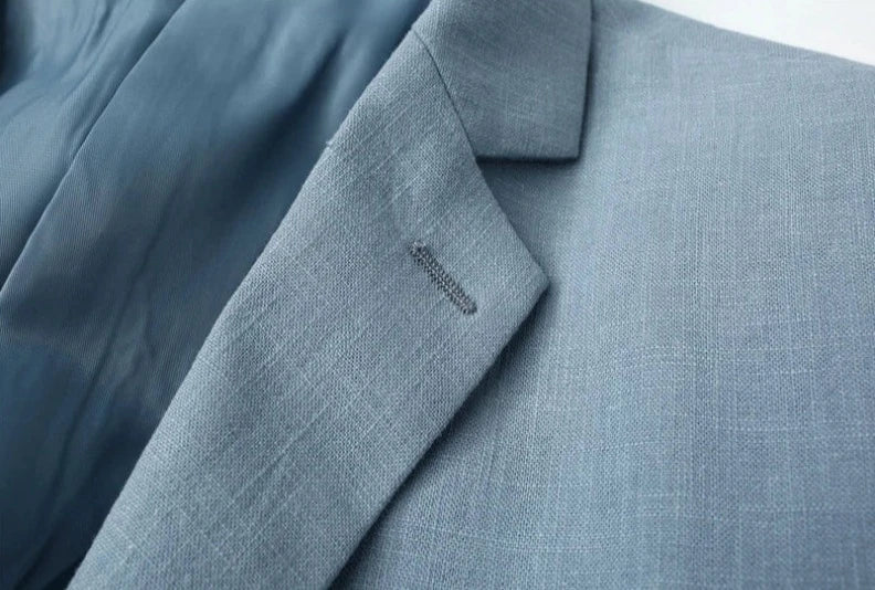 Blazer Pour Homme Avec Coupe Standard Et Teinte Claire Pour Adulte | Idéal Pour Saisons Chaudes Et Usage Polyvalent