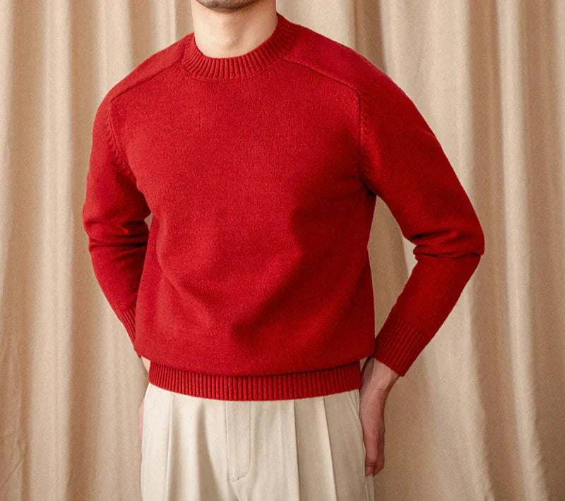 Pull D’Hiver À Col Rond Pour Homme | Idéal Pour Les Tenues Quotidiennes
