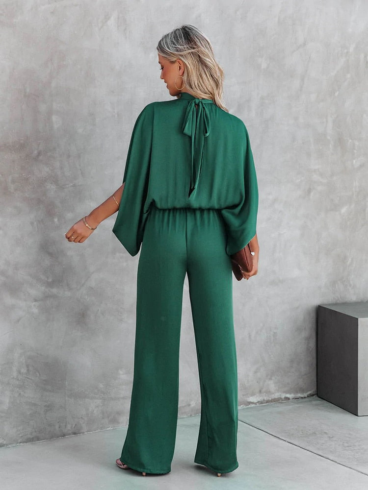 Combinaison Sans Manches Coupe Ample Avec Jambe Large pour Femmes | Ideal pour Occasions Formelles