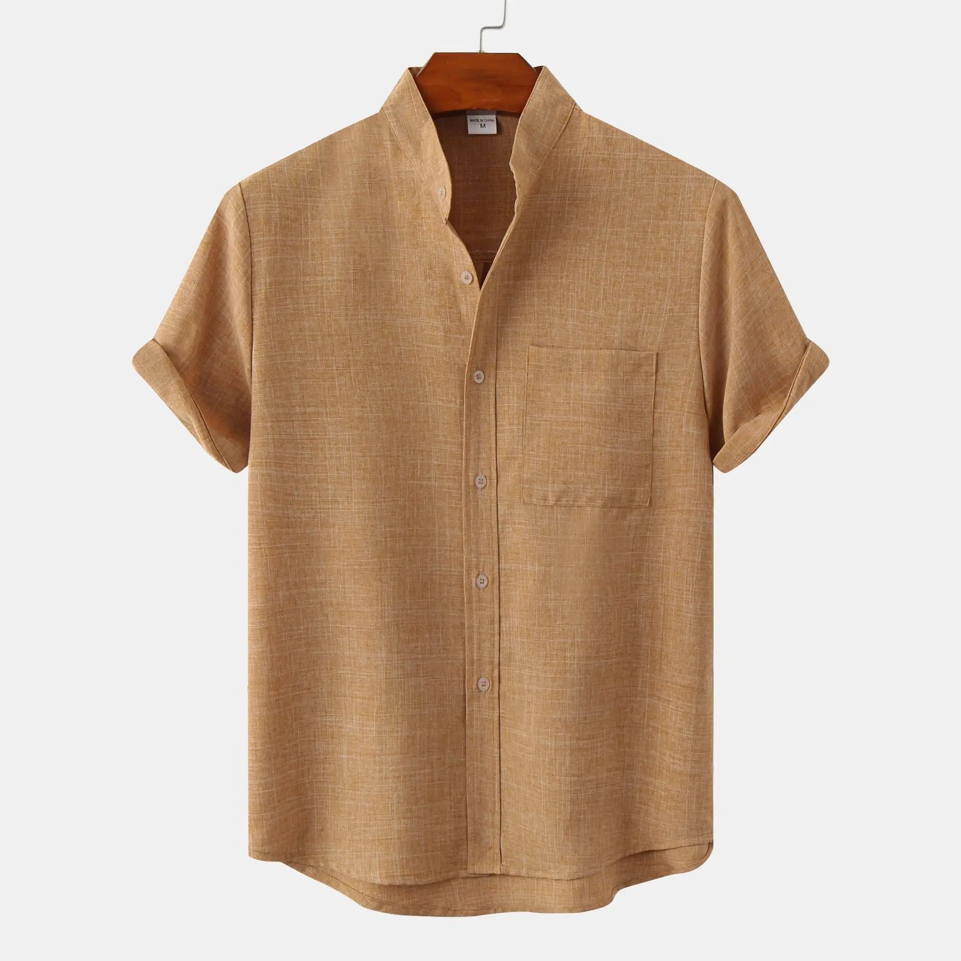 Chemise De Loisirs À Coupe Droite Pour Hommes | Idéale Pour Les Activités Quotidiennes Et La Saison Chaude