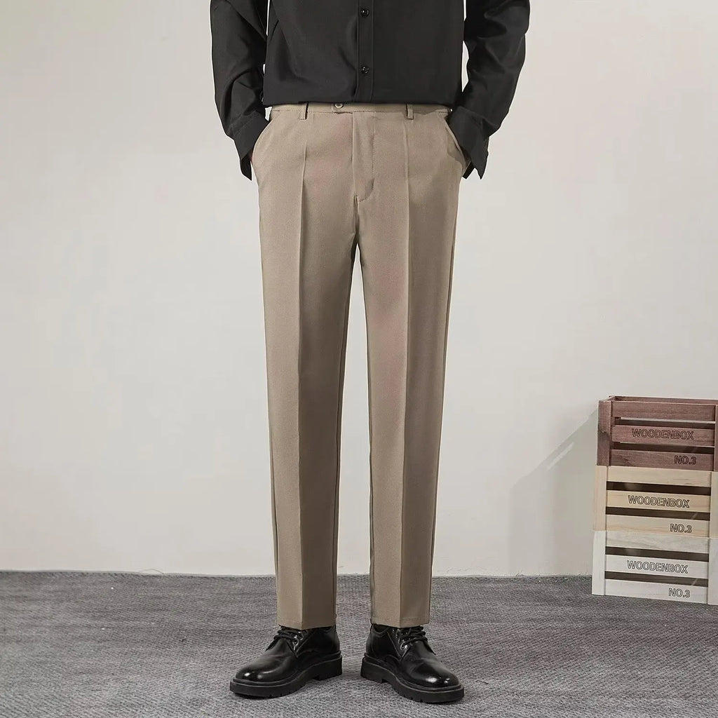 Pantalon Casual à Coupe Slim pour Homme | Idéal pour le Quotidien et le Bureau