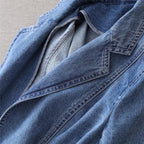 Blazer Avec Revers Cranté Et Coupe Semi-Ajustée Pour Femmes | Idéal Pour Les Saisons De Transition