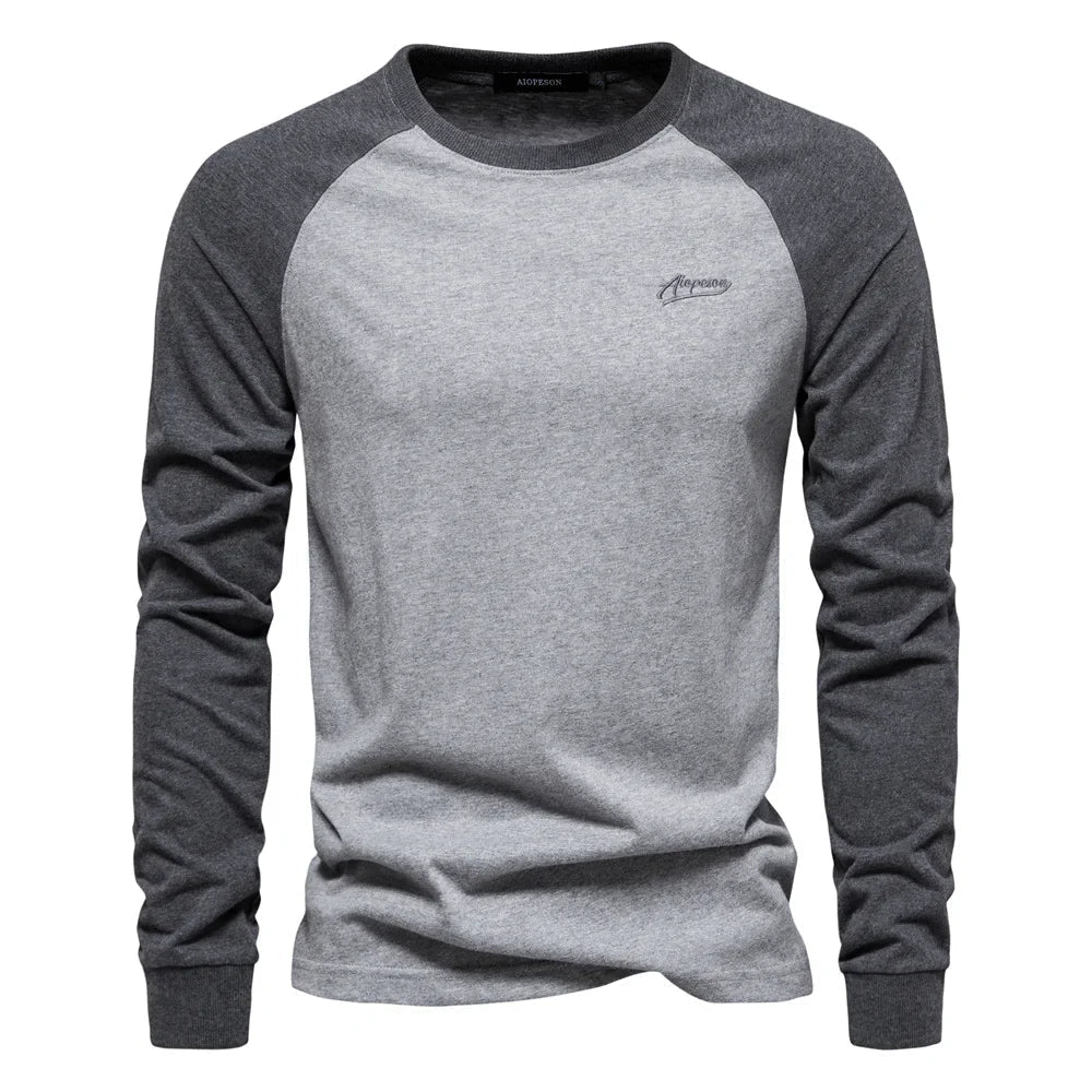 Chemise À Manches Longues Avec Manches Raglan Pour Homme | Idéal Pour Usage Quotidien