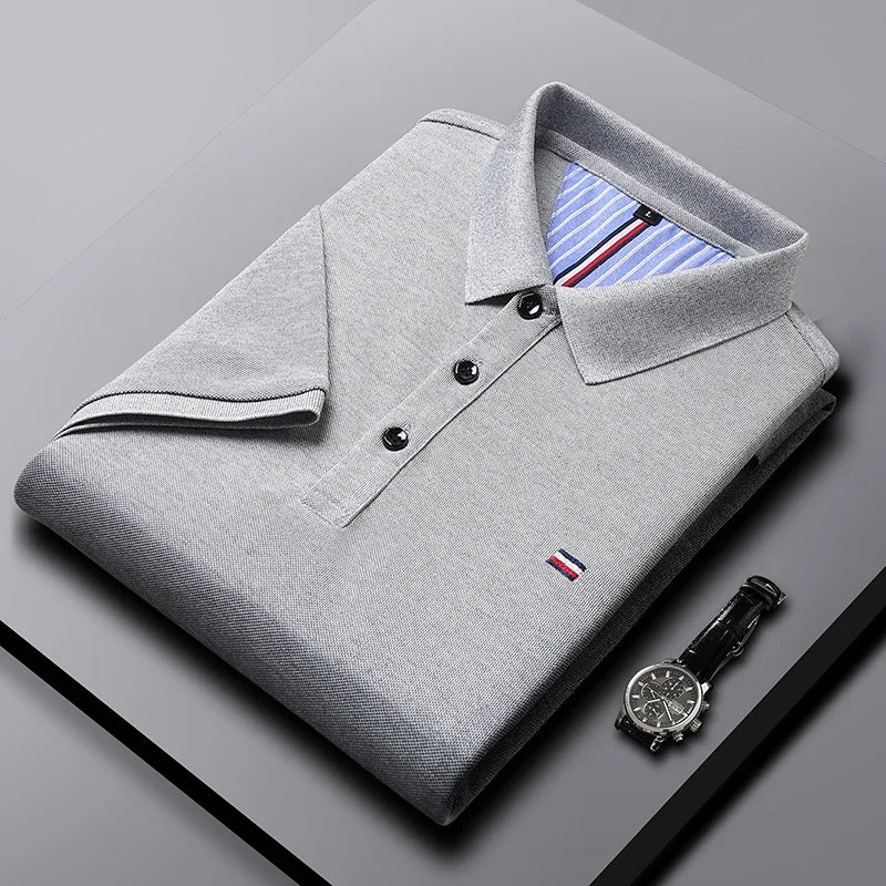 Polo Classique À Manches Courtes Avec Col Boutonné Pour Homme | Idéal Pour Un Usage Quotidien