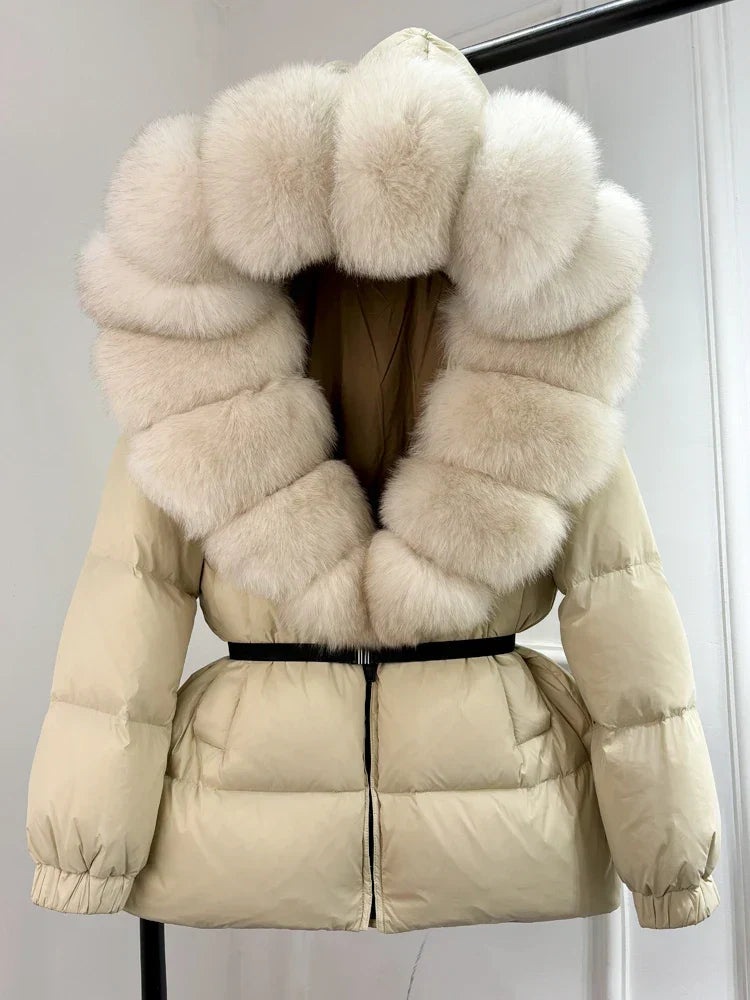 Doudoune avec Capuche Et Col Amovible pour Femmes | Idéal pour L’hiver