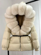 Doudoune avec Capuche Et Col Amovible pour Femmes | Idéal pour L’hiver