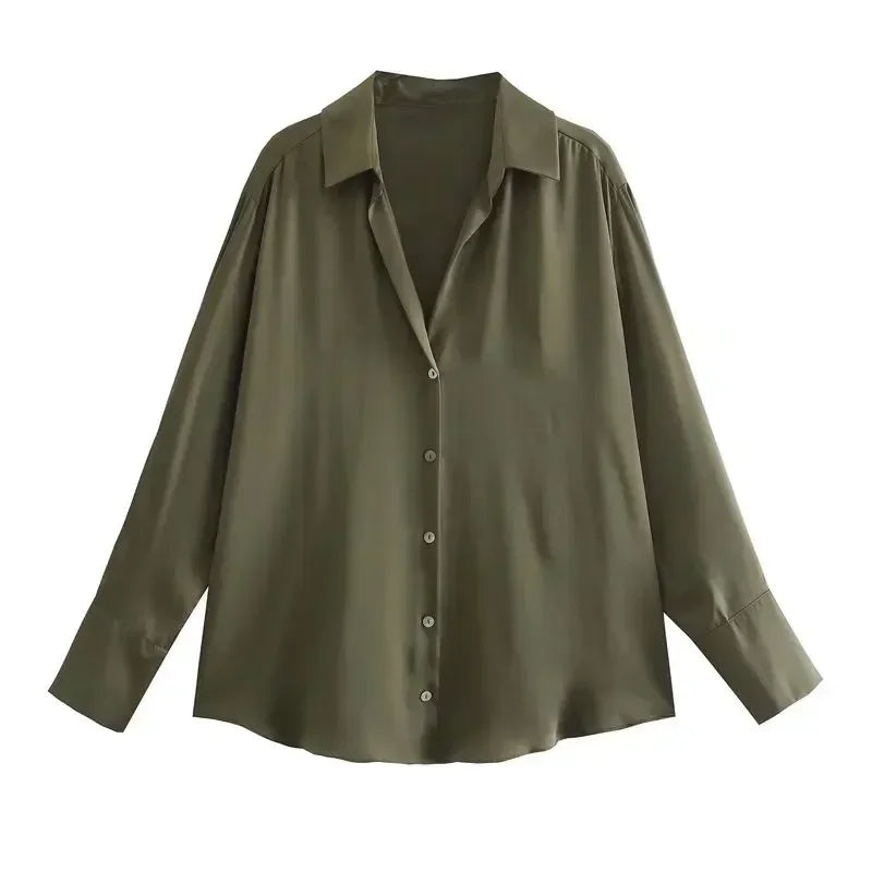 Blouse À Manches Longues Avec Coupe Ajustée Pour Femme | Idéale Pour Usage Quotidien Et Professionnel