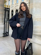 Manteau À Manches Longues Avec Coupe Ajustée Pour Adultes | Idéal Pour L’Hiver