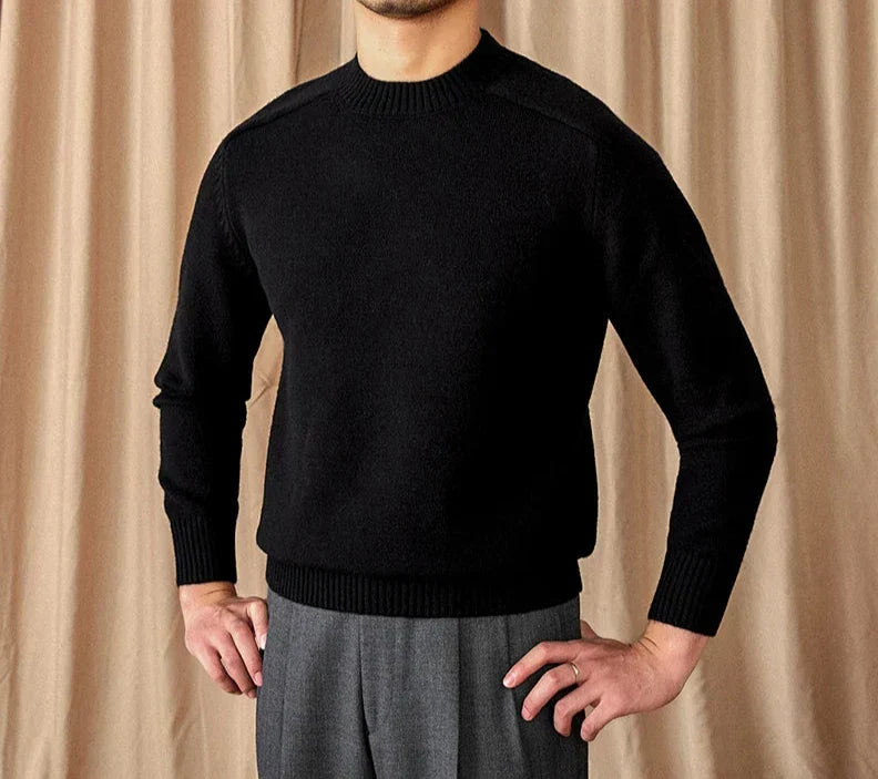 Pull D’Hiver À Col Rond Pour Homme | Idéal Pour Les Tenues Quotidiennes