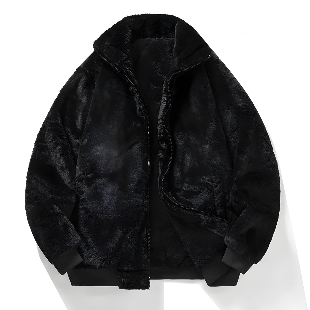 Blouson Bombardier avec Fermeture Zippée pour Homme | Idéal pour La Saison Froide