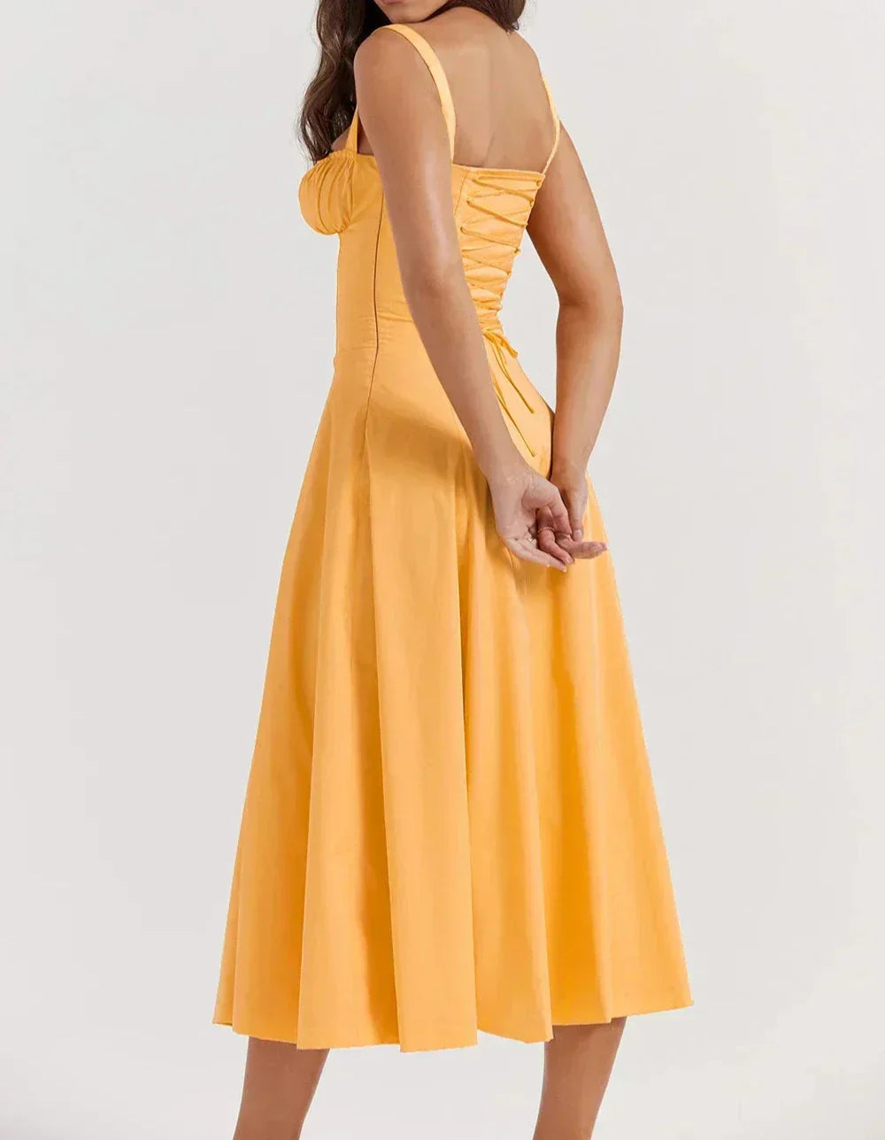 Robe Midi Avec Coupe Ajustée Et Ligne Épurée Pour Femme | Idéale Pour Les Occasions Formelles Et Événements