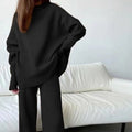 Ensemble Deux Pièces Oversize en Maille Pour Femmes | Idéal Pour Usage Quotidien