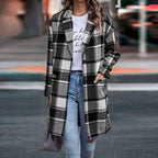 Manteau Mi-Saison à Coupe Droite pour Femme | Idéal pour l’Automne