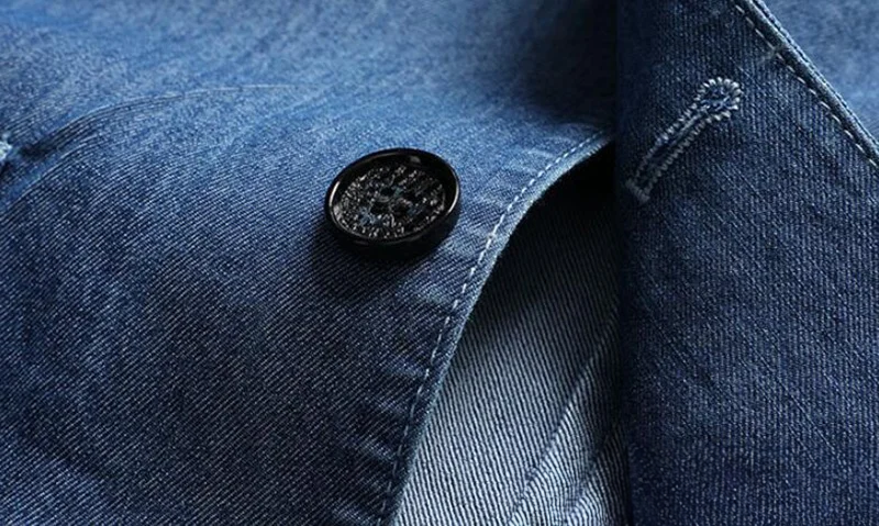 Blazer Pour Homme Avec Aspect Jean | Idéal Pour Usage Quotidien Et Tenue Décontractée