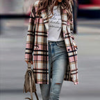 Manteau Mi-Saison à Coupe Droite pour Femme | Idéal pour l’Automne