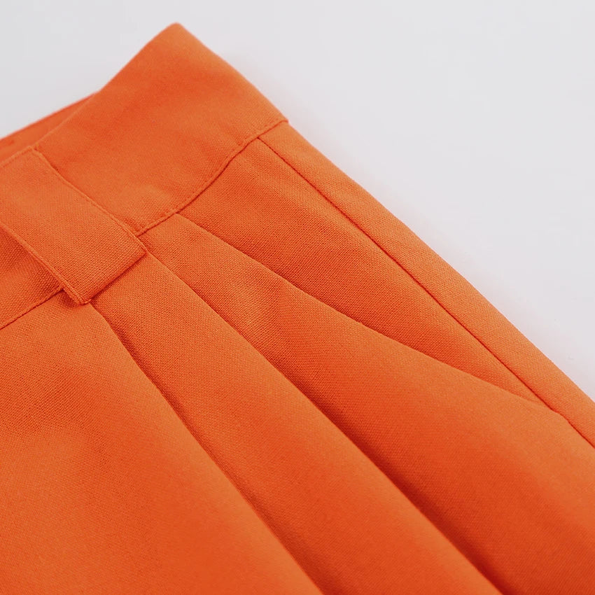 Pantalon Large À Taille Haute Pour Femmes | Idéal Pour Un Usage Estival