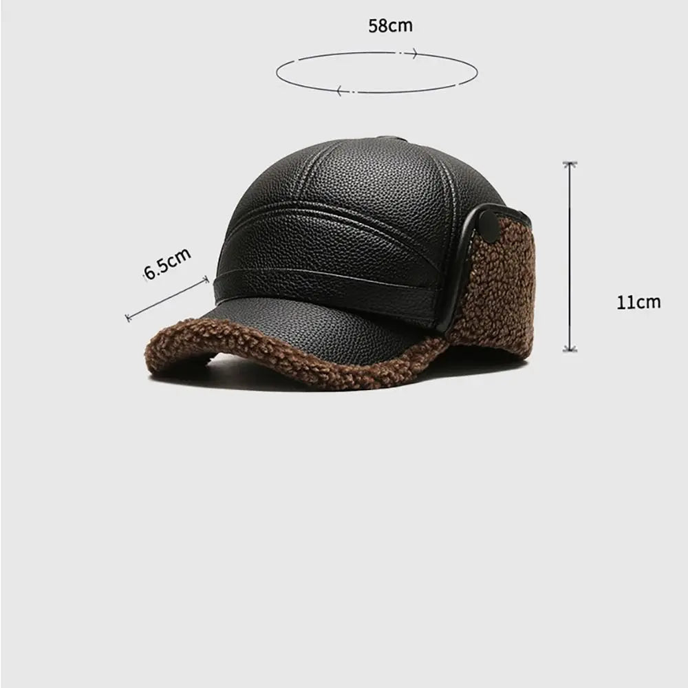 Casquette D’Hiver avec Oreillettes Ajustables pour Homme | Idéale pour Les Activités En Extérieur
