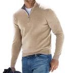 Pull à Fermeture Zippée pour Homme avec Coupe Classique | Idéal pour Quotidien et Temps Libre