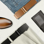 Ceinture Avec Boucle Automatique Pour Homme | Idéal Pour Tenues Quotidiennes Et Formelles
