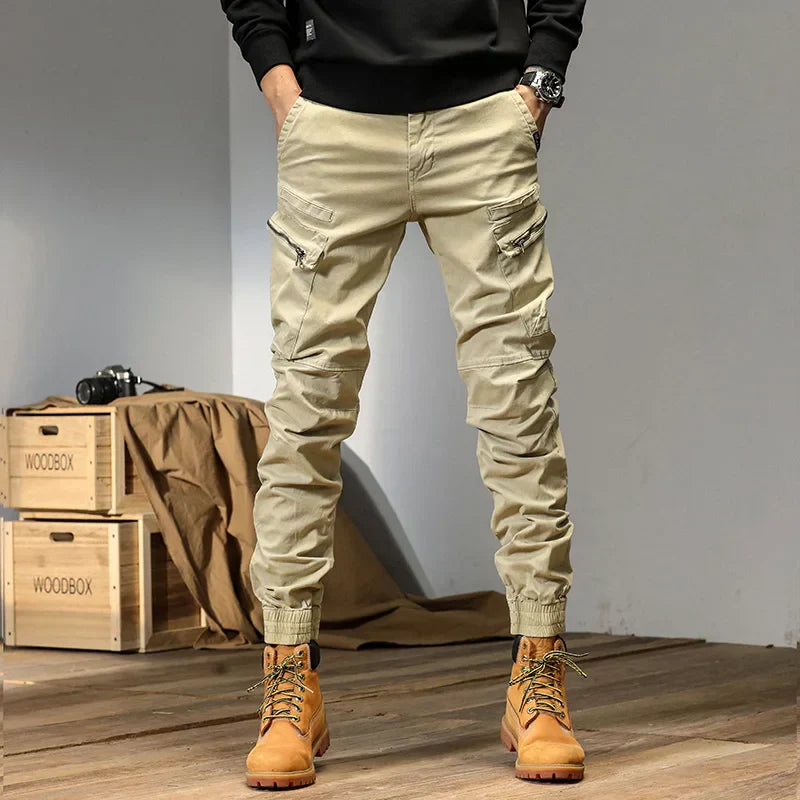 Pantalon Cargo Jogging pour Homme avec Taille Élastique | Idéal pour la Ville et les Activités de Plein Air