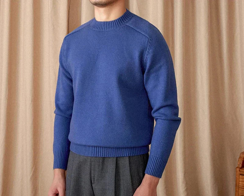 Pull D’Hiver À Col Rond Pour Homme | Idéal Pour Les Tenues Quotidiennes