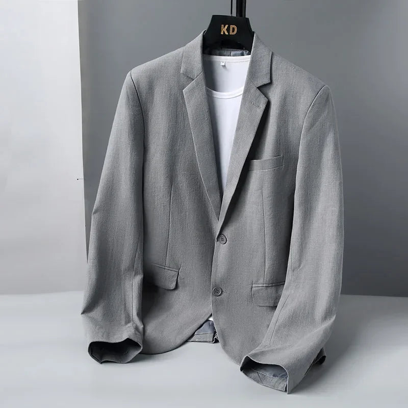 Blazer Pour Homme Avec Coupe Standard Et Teinte Claire Pour Adulte | Idéal Pour Saisons Chaudes Et Usage Polyvalent
