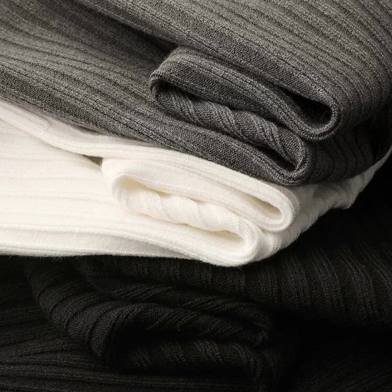 Pull En Maille À Rayures Avec Demi-Zip Et Coupe Ajustée Pour Homme | Idéal Pour Le Quotidien