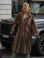 Manteau D’Hiver Long avec Doublure Imitation Fourrure pour Femme | Idéal pour Temps Froid