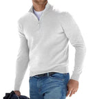 Pull à Fermeture Zippée pour Homme avec Coupe Classique | Idéal pour Quotidien et Temps Libre