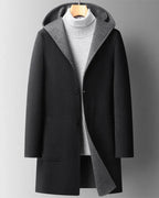 Manteau À Capuche avec Fermeture Boutonnée pour Femme | Idéal pour L’Hiver